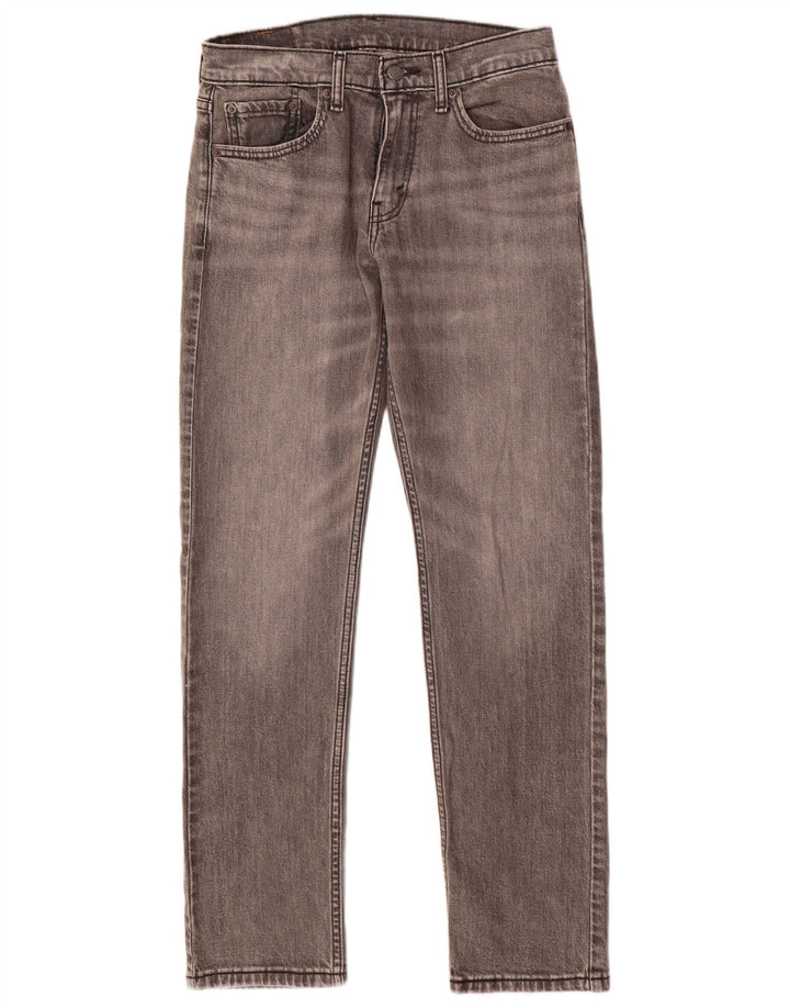 Levi's Mens 502 Tapered Jeans W29 L32 Grey Cotton