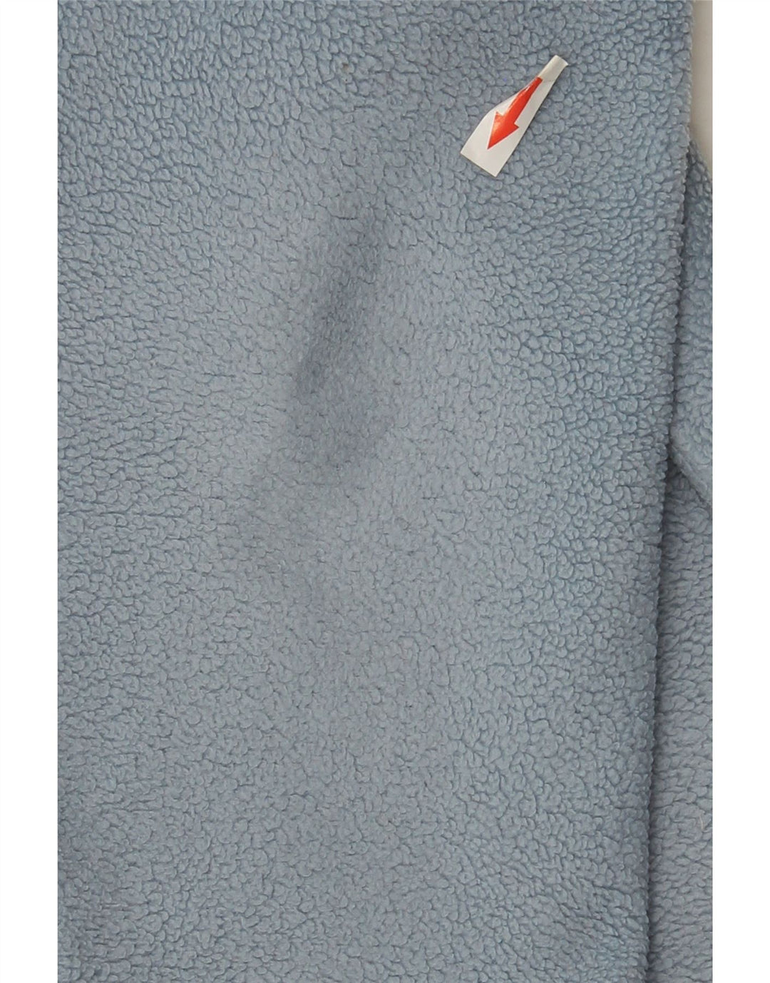 ASICS Mens Zip Neck Fleece Jumper Large Blue Polyester