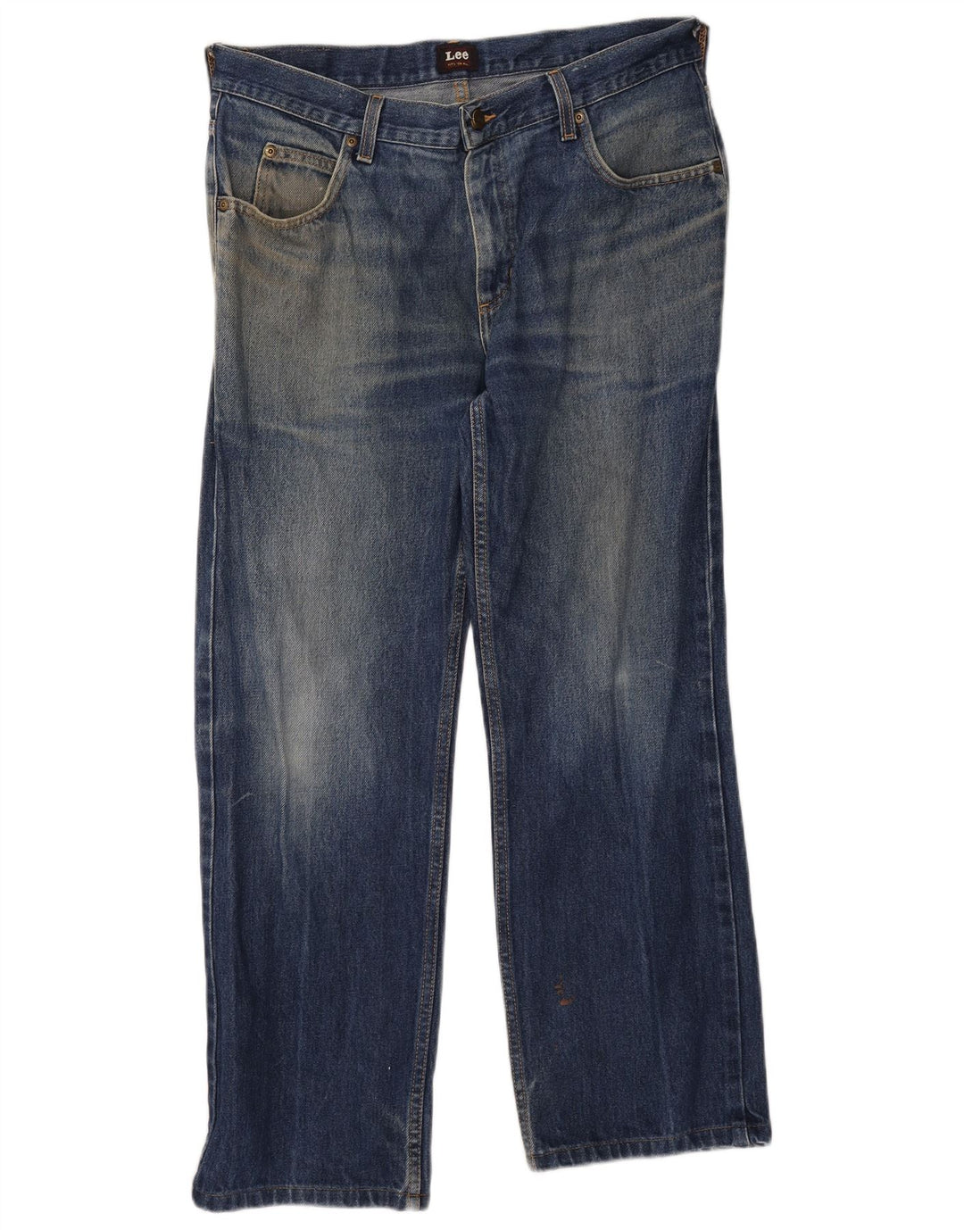 Lee Mens Ranger Straight Jeans  W36 L28 Blue Cotton