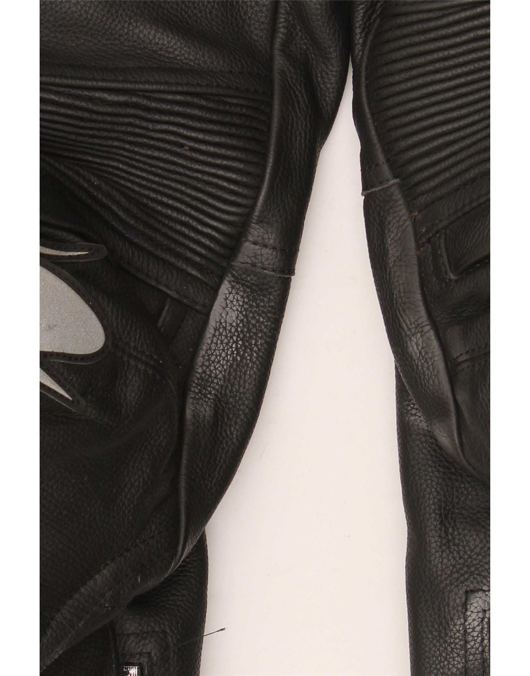 Spyke Mens Motorcycle Graphic Leather Trousers IT 48 Medium W30 L28 Black