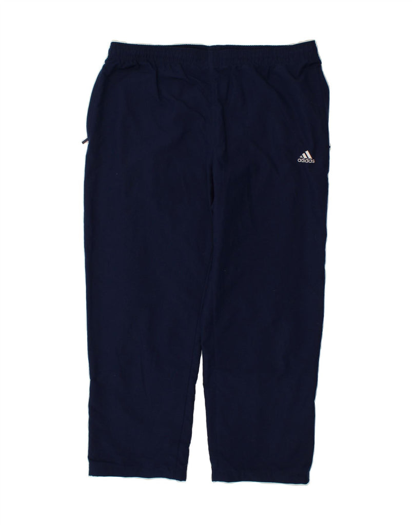 ADIDAS Mens Tracksuit Trousers XL Navy Blue Polyester | Vintage Adidas | Thrift | Second-Hand Adidas | Used Clothing | Messina Hembry 