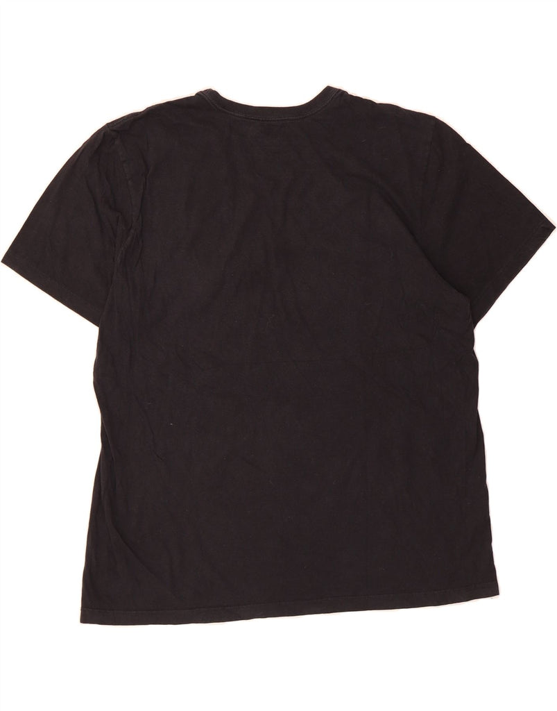 HURLEY Mens Graphic T-Shirt Top XL Black Vintage Hurley and Second-Hand Hurley from Messina Hembry 