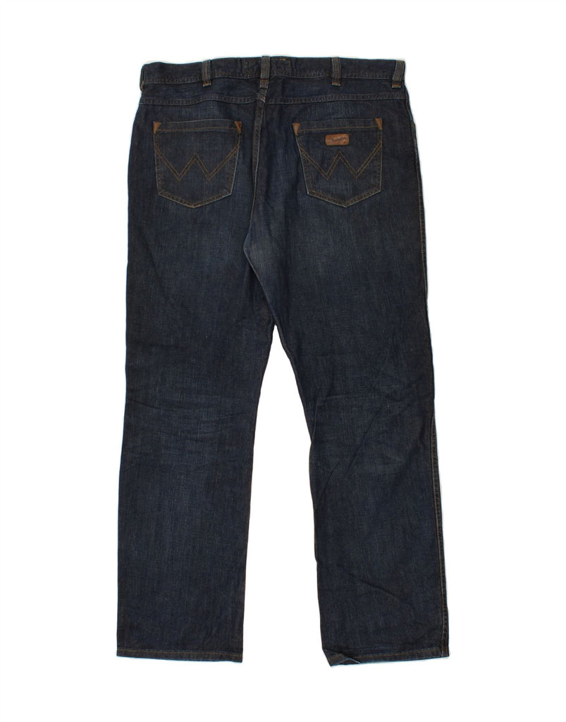 WRANGLER Mens Wesley Straight Jeans W40 L34  Navy Blue Cotton Vintage Wrangler and Second-Hand Wrangler from Messina Hembry 