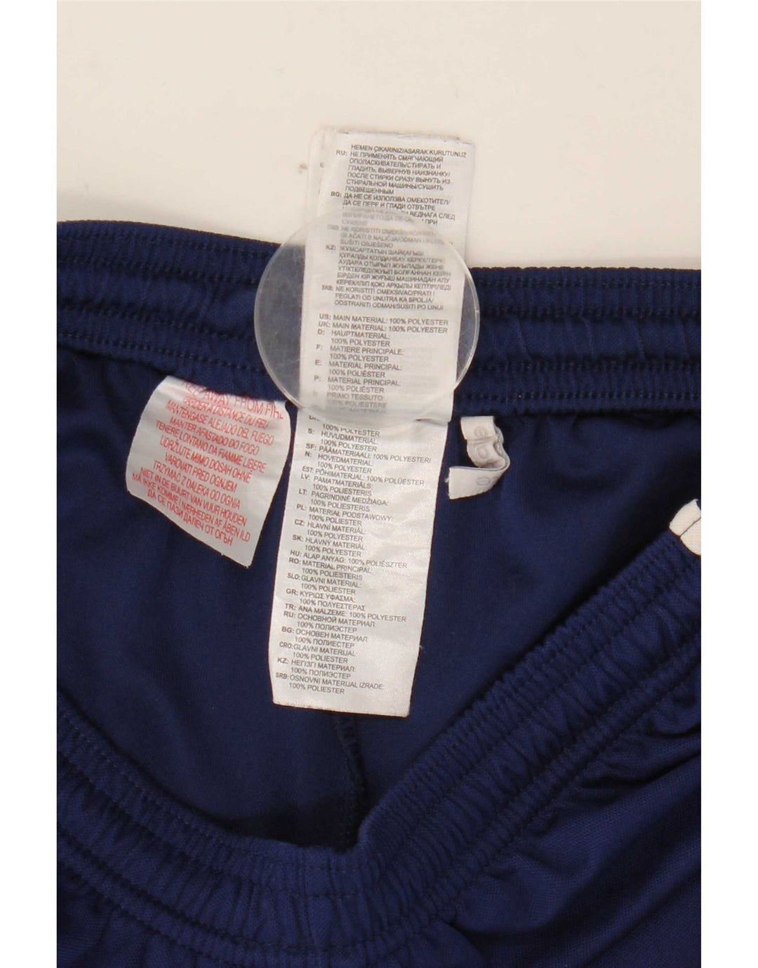Adidas Boys Climalite Sport Shorts 13-14 Years  Navy Blue Polyester