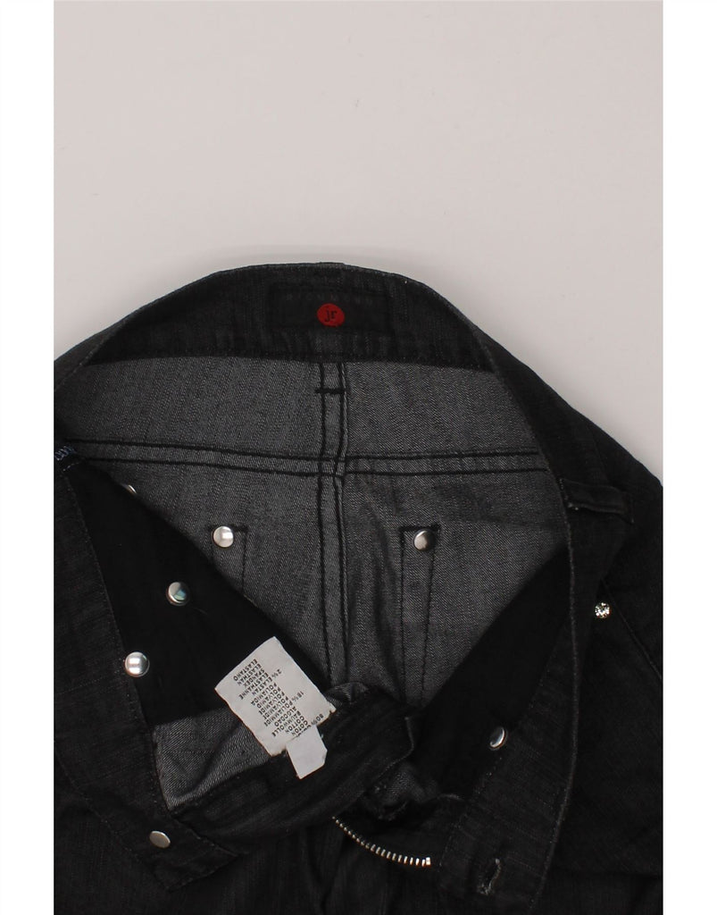 RICHMOND Girls Straight Jeans 7-8 Years W24 L24 Black Cotton Vintage Richmond and Second-Hand Richmond from Messina Hembry 