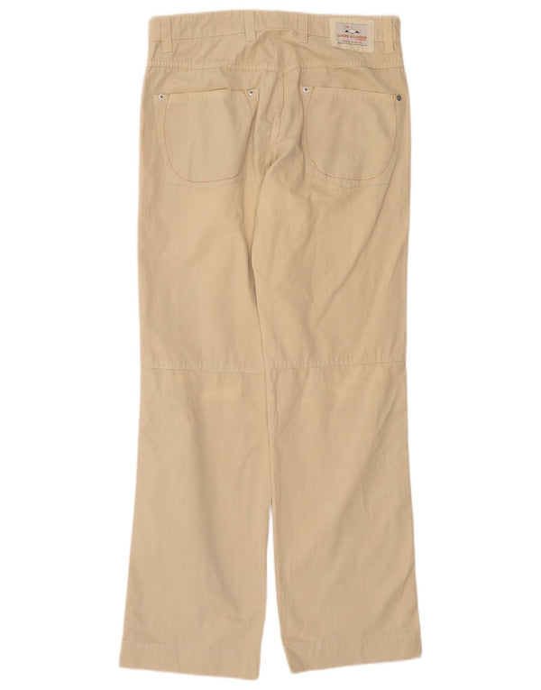 Goose & Gander Mens Straight Casual Trousers IT 48 Medium W32 L32 Beige