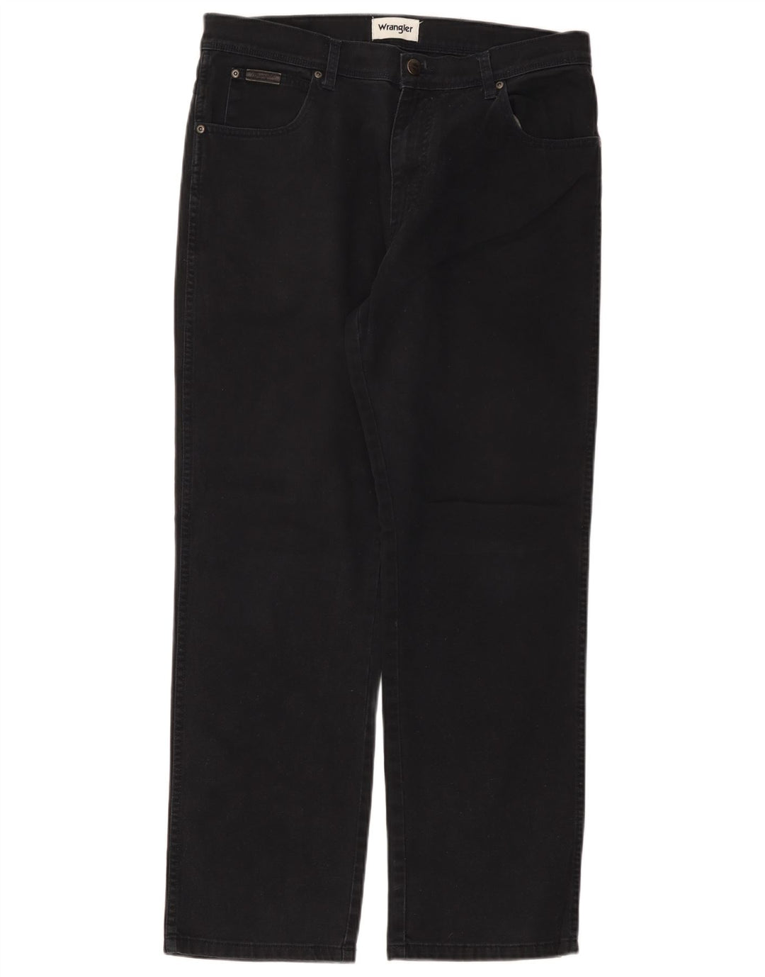 Wrangler Mens Straight Jeans W34 L30 Black