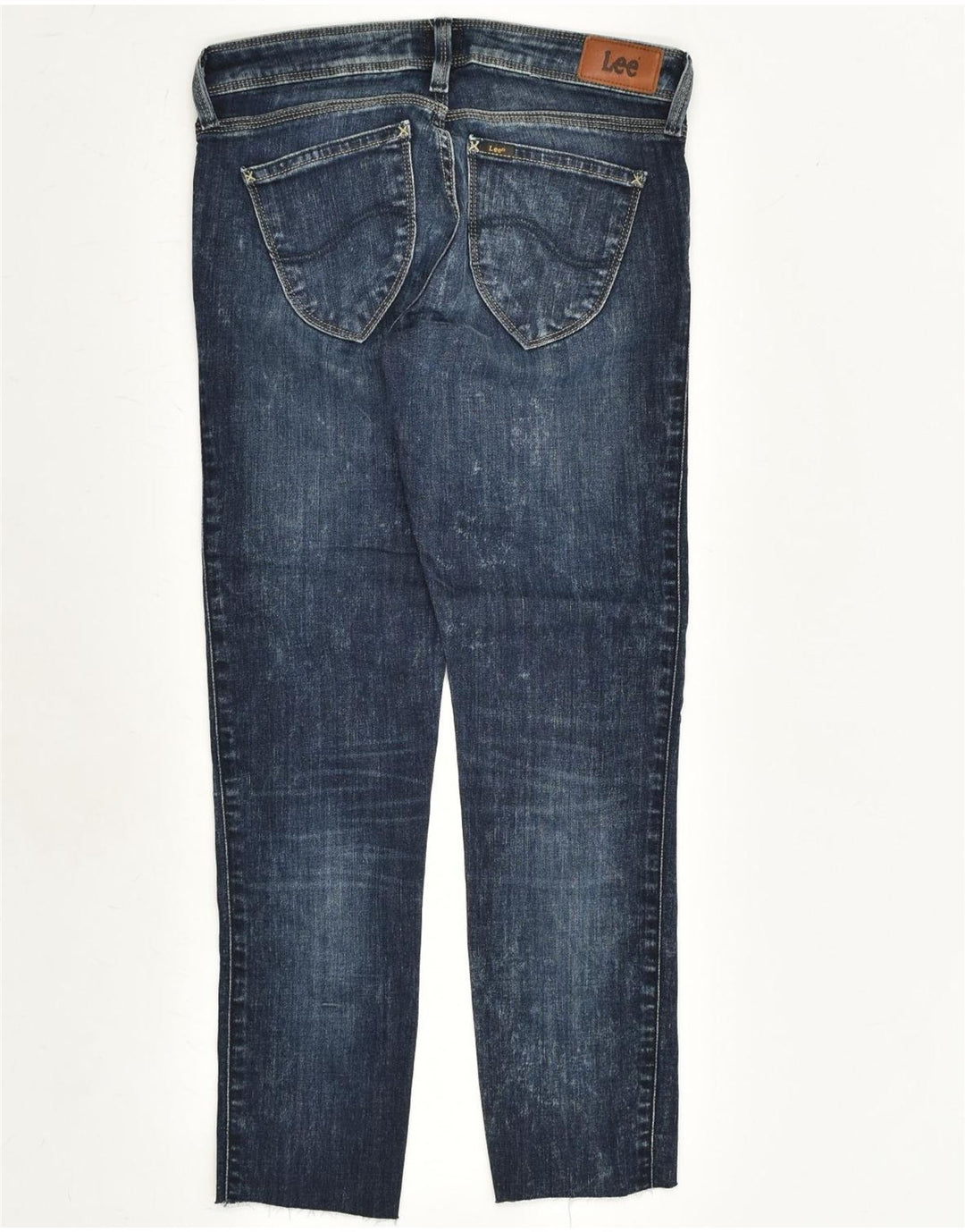 LEE Womens Slim Jeans W28 L25 Blue Cotton | Vintage Lee | Thrift | Second-Hand Lee | Used Clothing | Messina Hembry 
