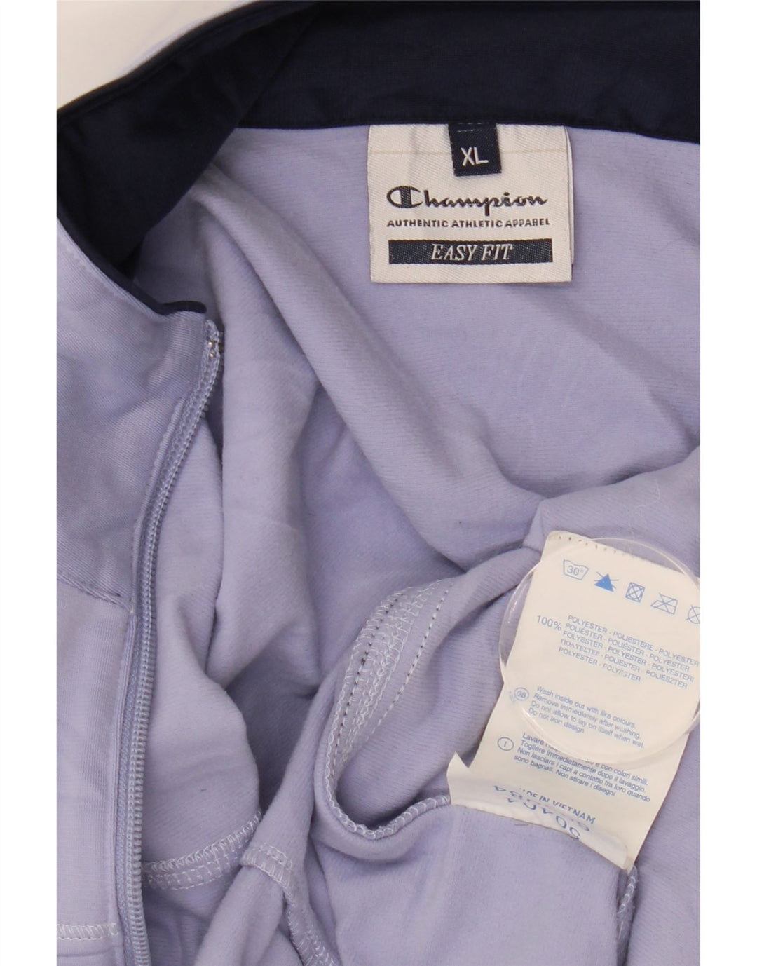 CHAMPION Mens Tracksuit Top Jacket XL Purple Polyester