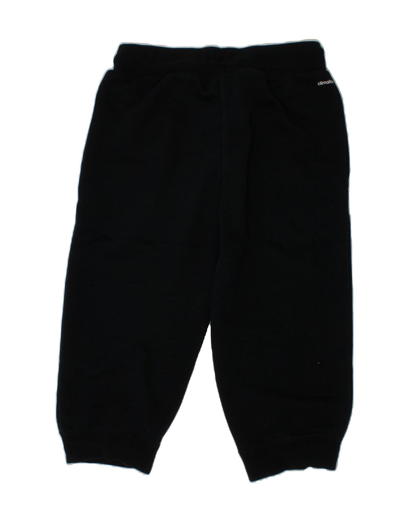ADIDAS Girls Climalite Graphic Bermuda Sport Shorts 13-14 Years Black Vintage Adidas and Second-Hand Adidas from Messina Hembry 