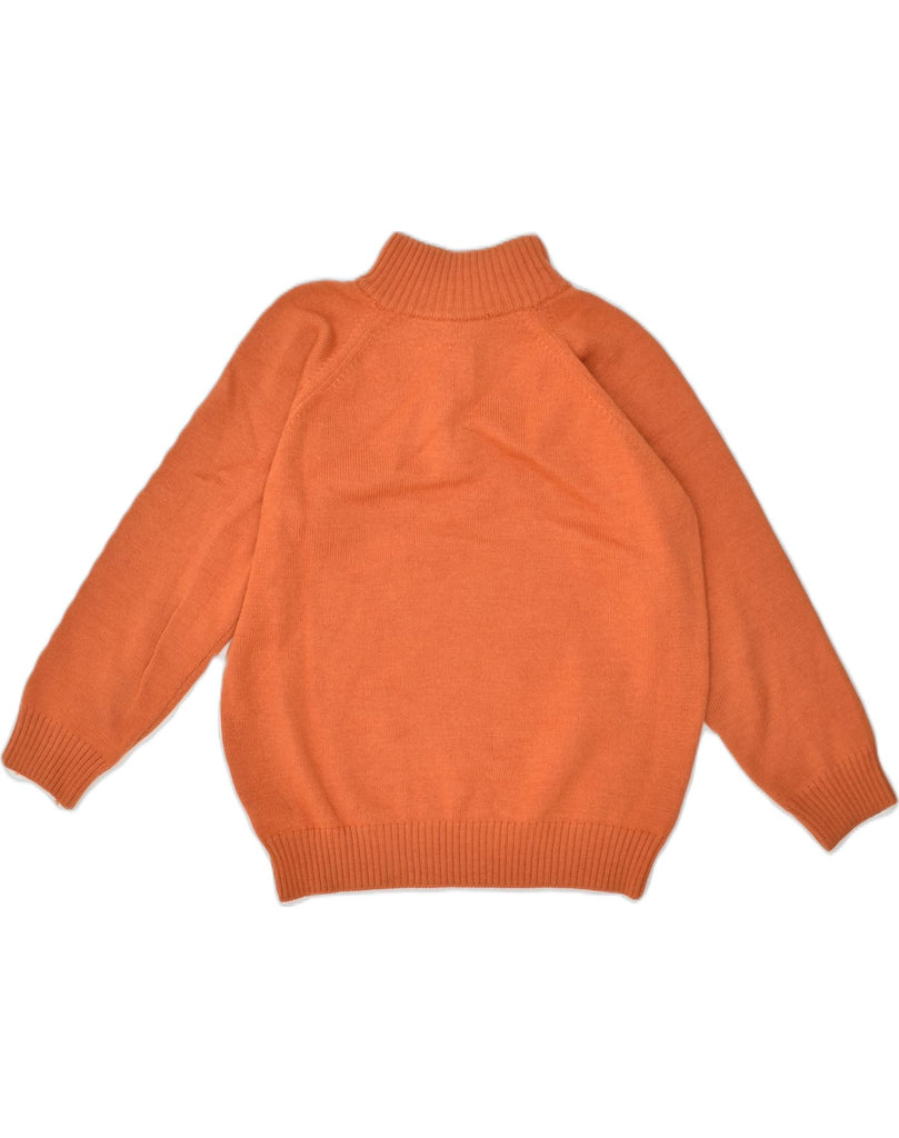 FILA Mens Zip Neck Jumper Sweater Medium Orange | Vintage Fila | Thrift | Second-Hand Fila | Used Clothing | Messina Hembry 