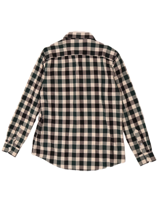 Crew Clothing Mens Slim Fit Shirt Medium Multicoloured Gingham Cotton