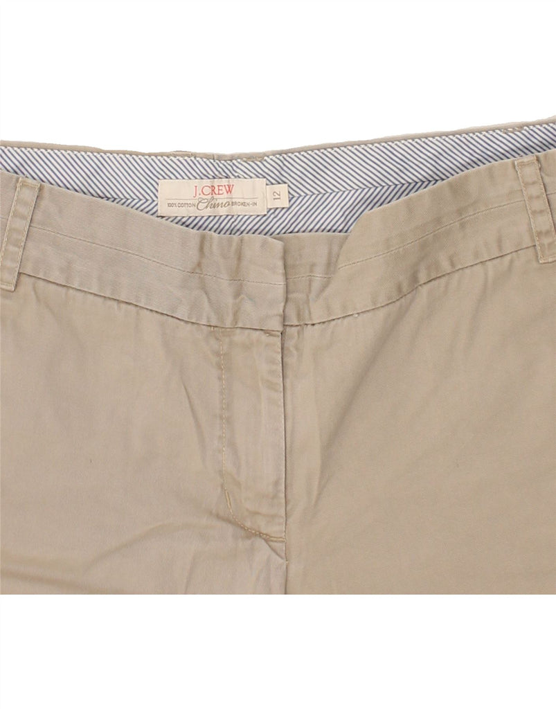 J. CREW Womens Broken In Chino Shorts US 12 Large W36 Grey Cotton | Vintage J. Crew | Thrift | Second-Hand J. Crew | Used Clothing | Messina Hembry 