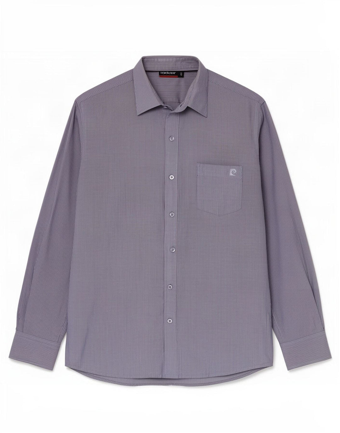 Pierre Cardin Mens Shirt Large Blue Pinstripe Polyester
