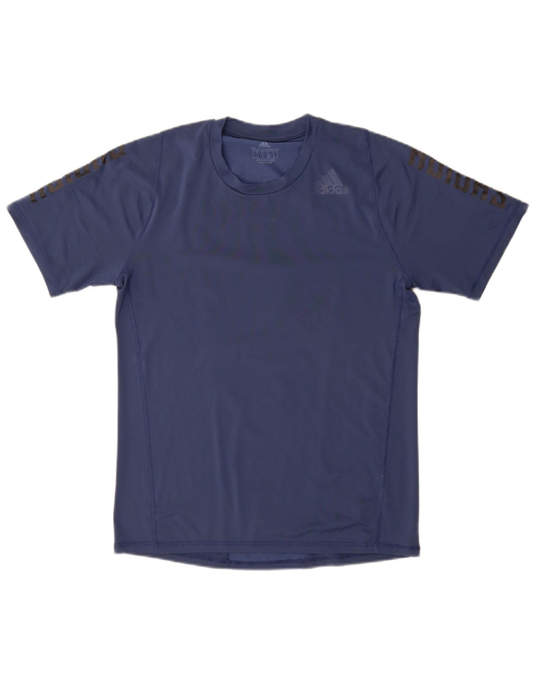 ADIDAS Mens Aeroready Graphic T-Shirt Top Small Navy Blue