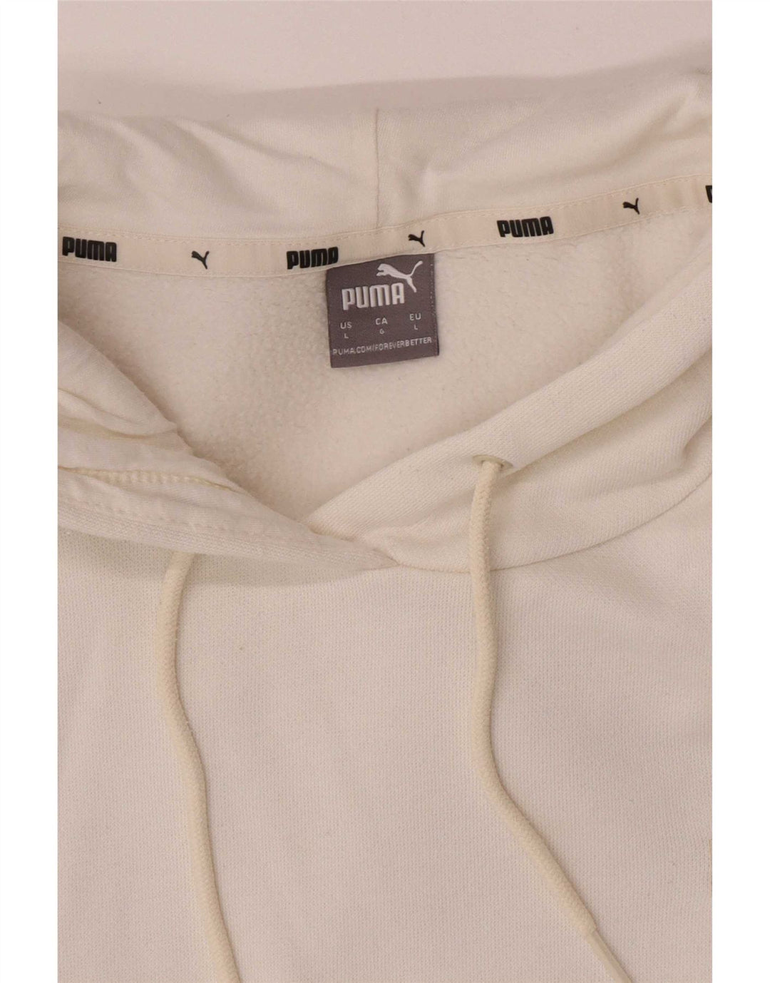 Puma Womens Hoodie Jumper UK 16 Large White