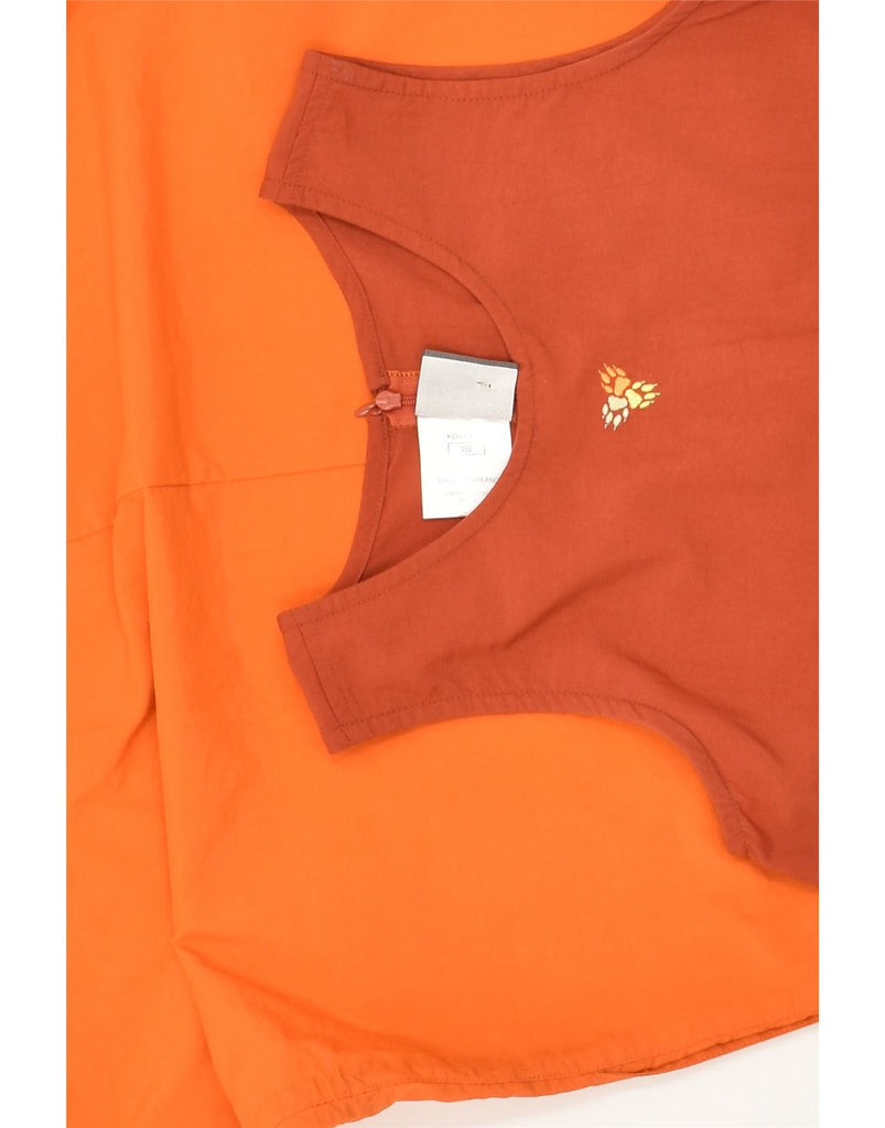 JACK WOLFSKIN Girls A-Line Dress 11-12 Years Orange Colourblock Polyamide | Vintage Jack Wolfskin | Thrift | Second-Hand Jack Wolfskin | Used Clothing | Messina Hembry 