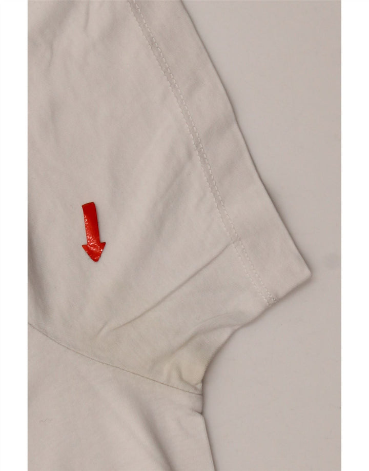 Tommy Hilfiger Mens T-Shirt Top Medium White Cotton