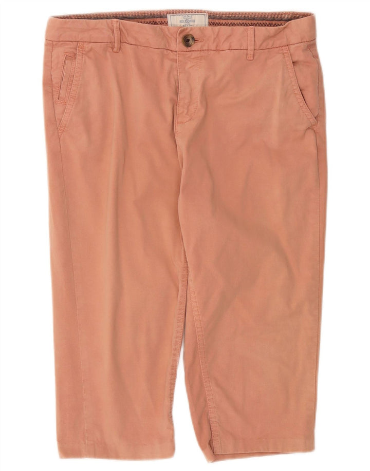 FAT FACE Womens Bermuda Shorts UK 10 Small W27  Orange Cotton