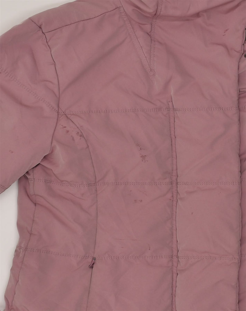 MARINA YACHTING Womens Padded Jacket IT 48 XL Pink | Vintage Marina Yachting | Thrift | Second-Hand Marina Yachting | Used Clothing | Messina Hembry 