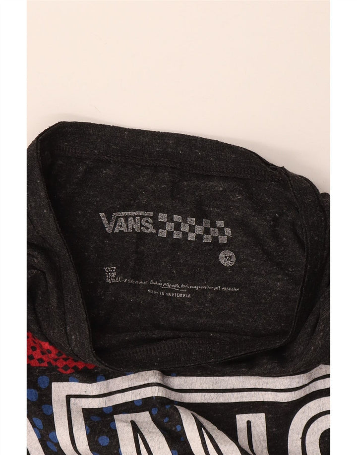 Vans Mens Graphic T-Shirt Top Medium Grey Flecked