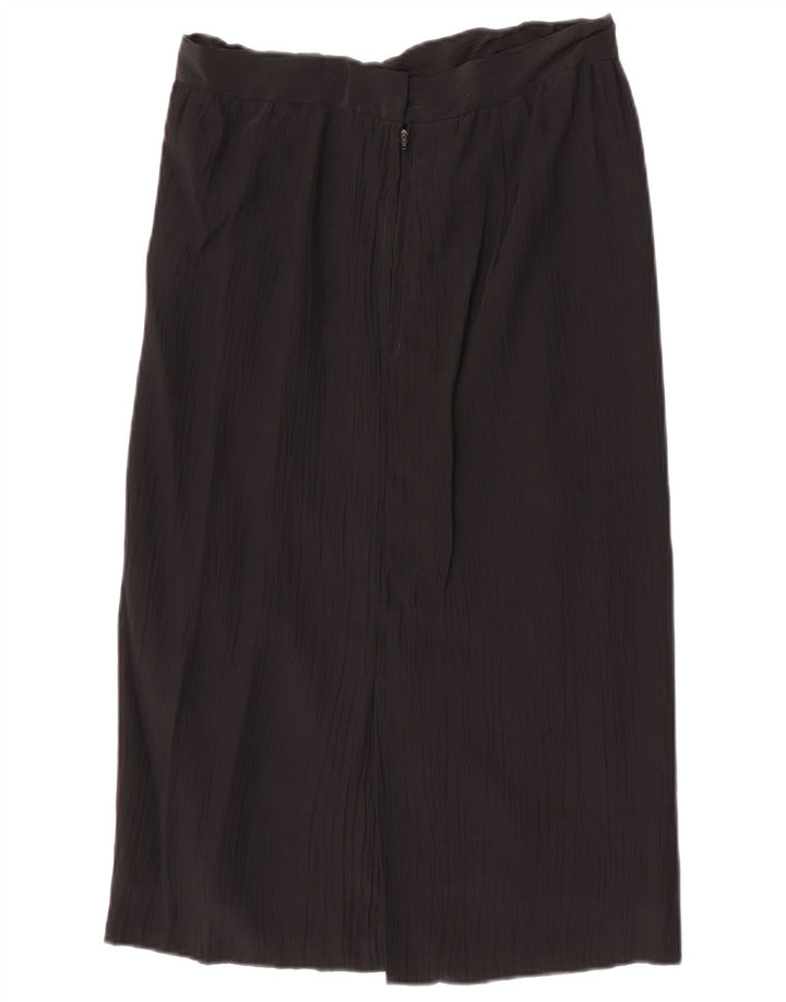 Vintage Womens Midi Skirt W30 Medium  Black
