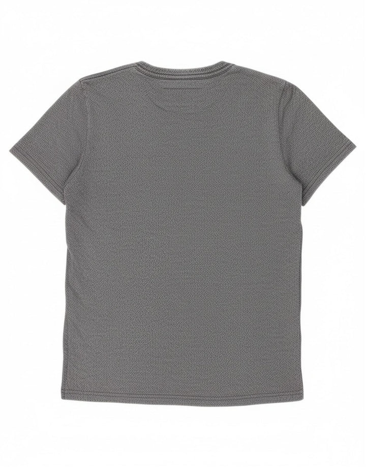 Superdry Mens T-Shirt Top Small Grey Tie Dye Cotton