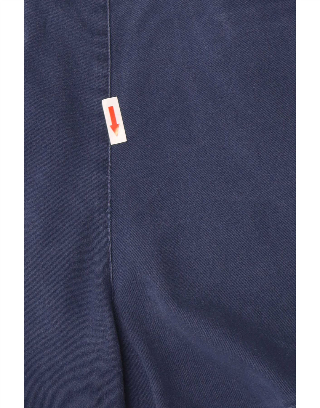 Marks & Spencer Mens Pegged Chino Shorts W32 Medium Navy Blue Cotton