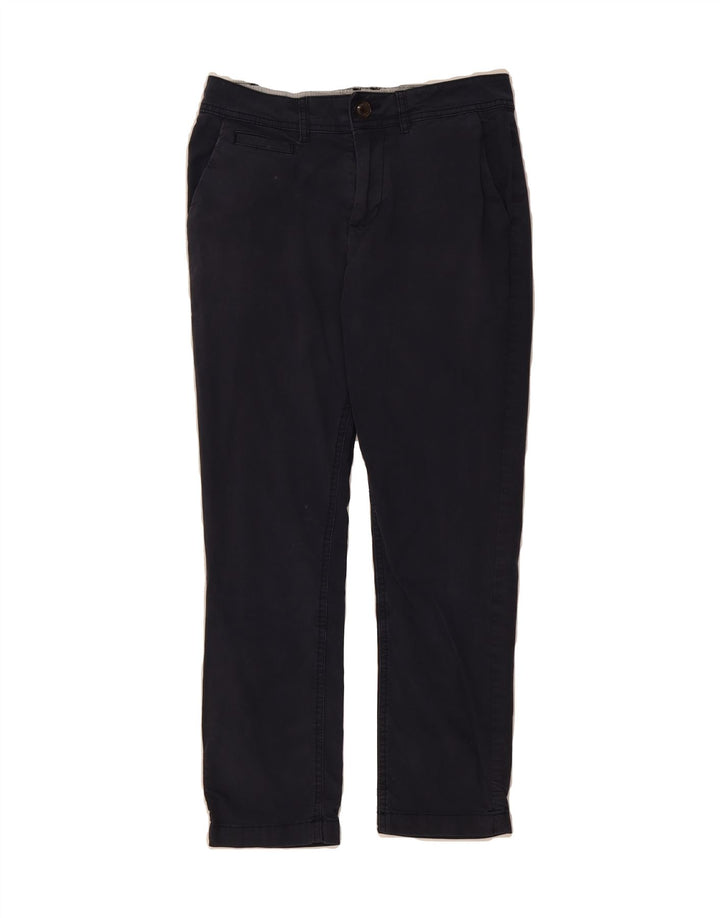 FAT FACE Womens Devon Slim Chino Trousers UK 8 Small W29 L25 Navy Blue Vintage Fat Face and Second-Hand Fat Face from Messina Hembry 