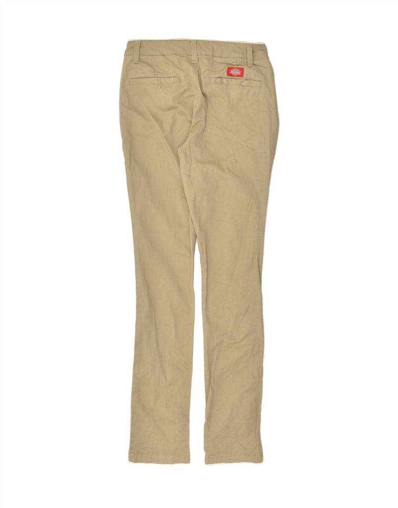 DICKIES Womens Slim Chino Trousers W25 L31  Beige Cotton | Vintage Dickies | Thrift | Second-Hand Dickies | Used Clothing | Messina Hembry 