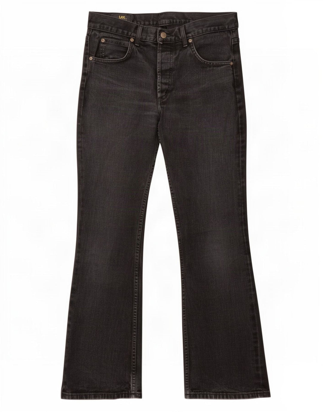 Lee Mens Denver Bootcut Jeans W34 L30 Black Cotton