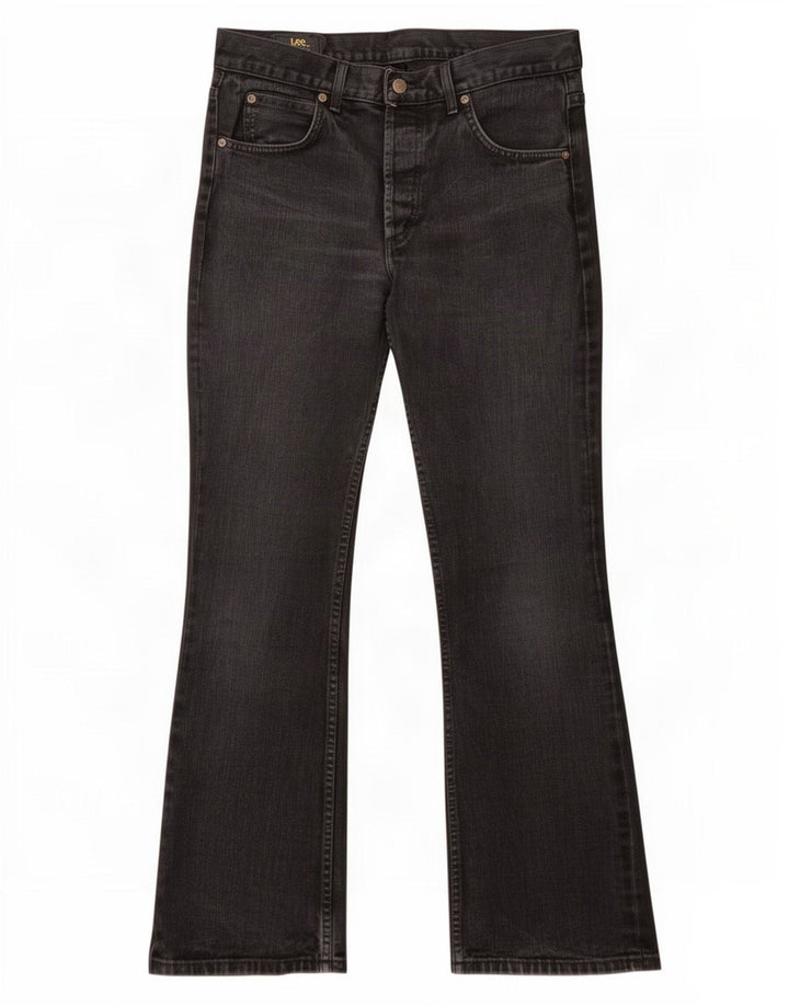 Lee Mens Denver Bootcut Jeans W34 L30 Black Cotton