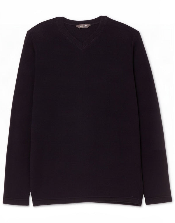 Marks & Spencer Mens Regular Fit Fleece Jumper Medium Navy Blue Polyester