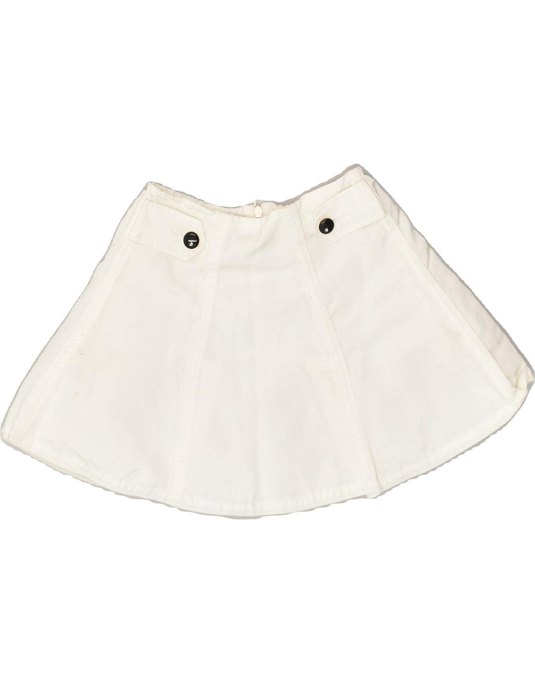 VINTAGE Girls A-Line Skirt 4-5 Years W20 White | Vintage Vintage | Thrift | Second-Hand Vintage | Used Clothing | Messina Hembry 