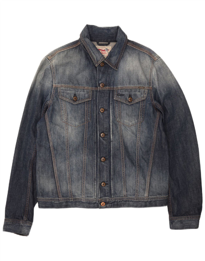 Diesel Mens Denim Jacket UK 42 XL Blue Cotton