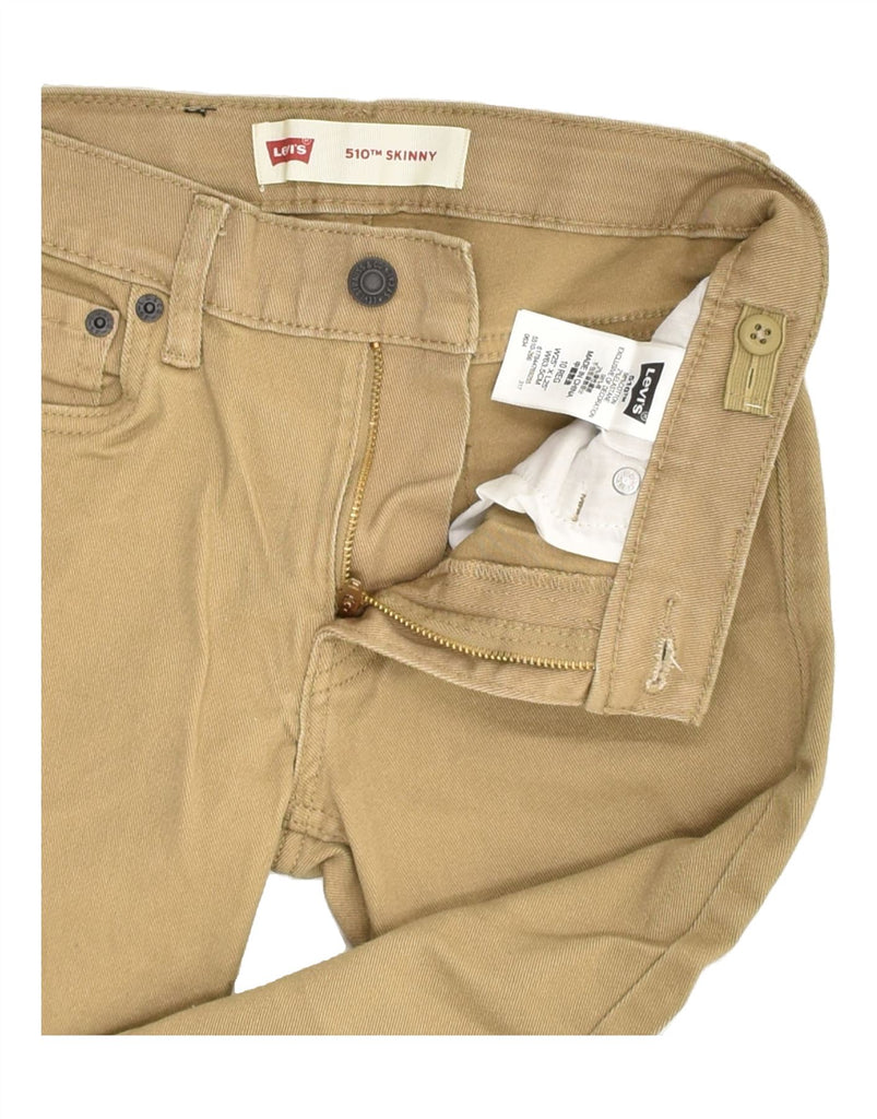 LEVI'S Boys 510 Skinny Jeans 9-10 Years W25 L20 Beige Cotton | Vintage Levi's | Thrift | Second-Hand Levi's | Used Clothing | Messina Hembry 