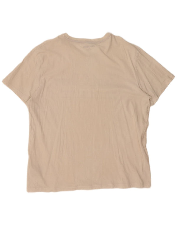 Jack & Jones Mens Graphic T-Shirt Top 2XL White Cotton