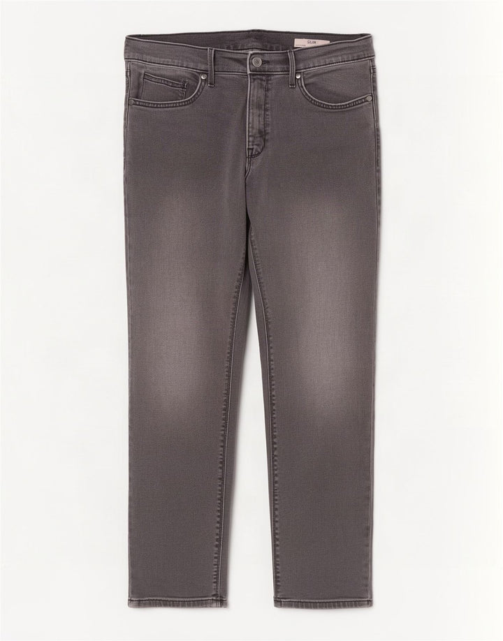 Marks & Spencer Mens Slim Jeans W34 L29 Grey Cotton