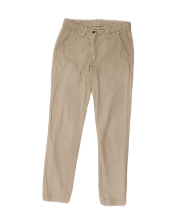 Kappa Womens Perfect Fit Slim Chino Trousers EU 38 Medium W28 L26 Beige