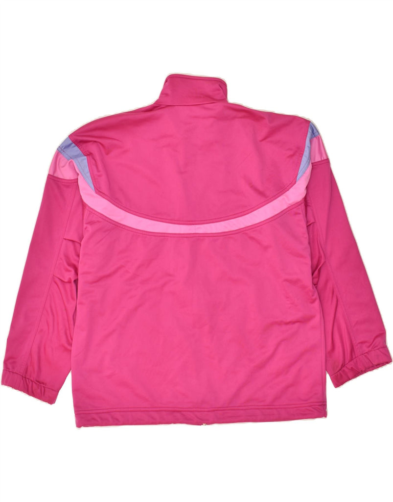 DIADORA Womens Tracksuit Top Jacket UK 22 3XL Pink Polyester | Vintage Diadora | Thrift | Second-Hand Diadora | Used Clothing | Messina Hembry 