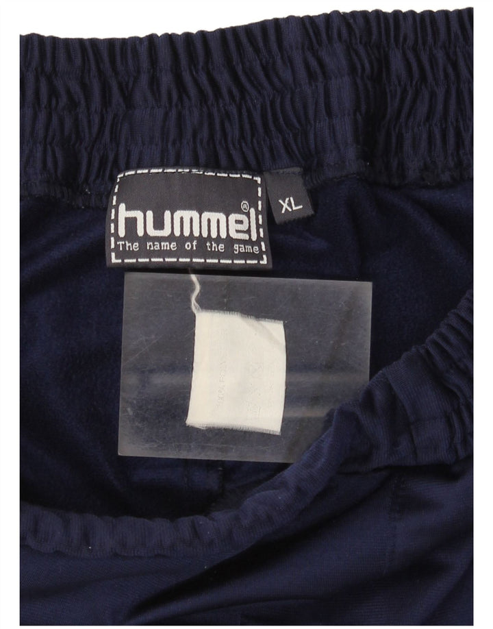 Hummel Mens Tracksuit Trousers XL  Navy Blue Polyester