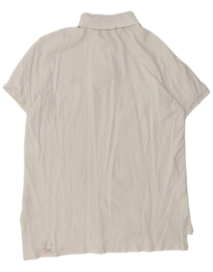 Polo Ralph Lauren Mens Custom Fit Shirt Large White Cotton