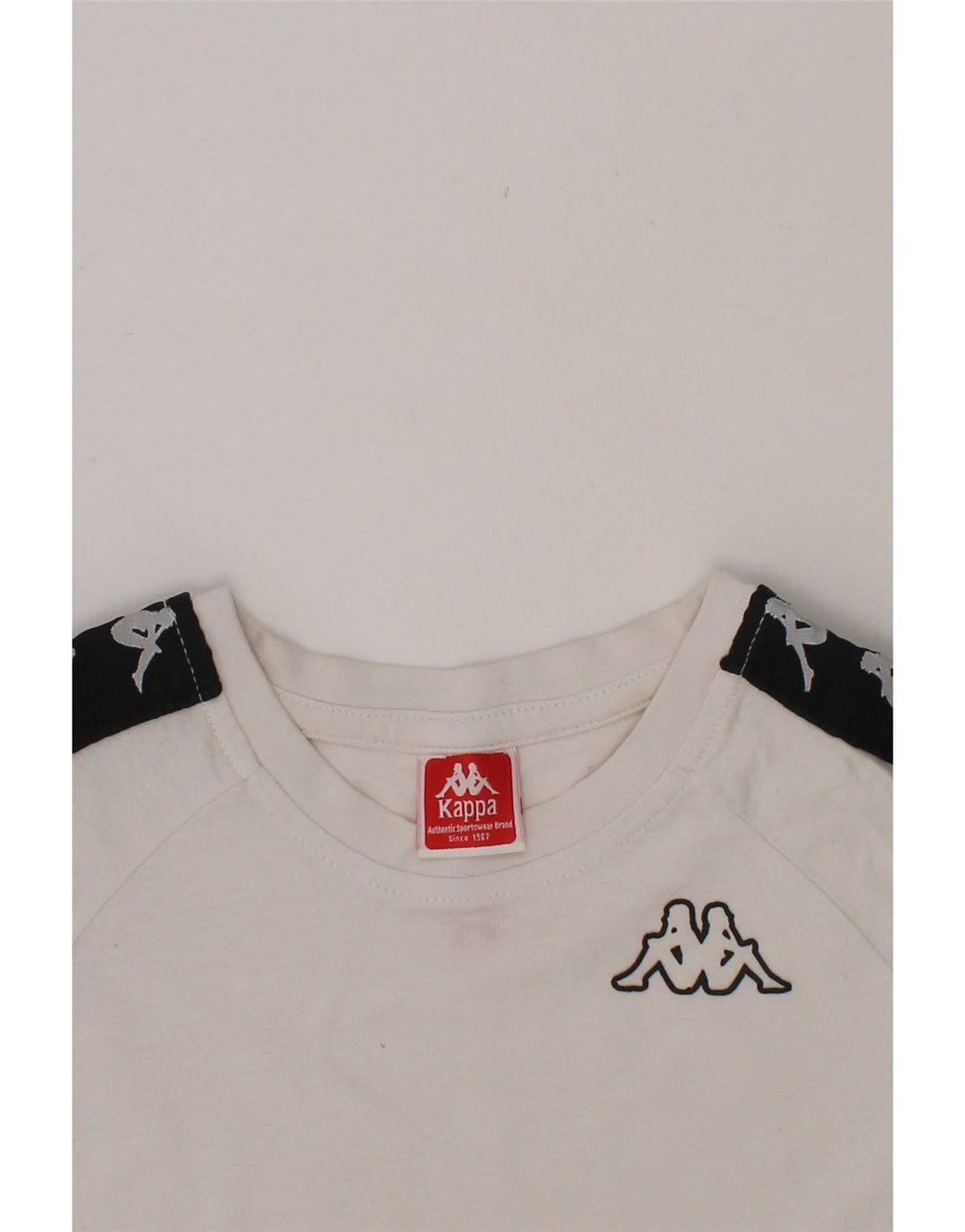 KAPPA Boys Graphic T-Shirt Top 9-10 Years White Cotton Vintage Kappa and Second-Hand Kappa from Messina Hembry 