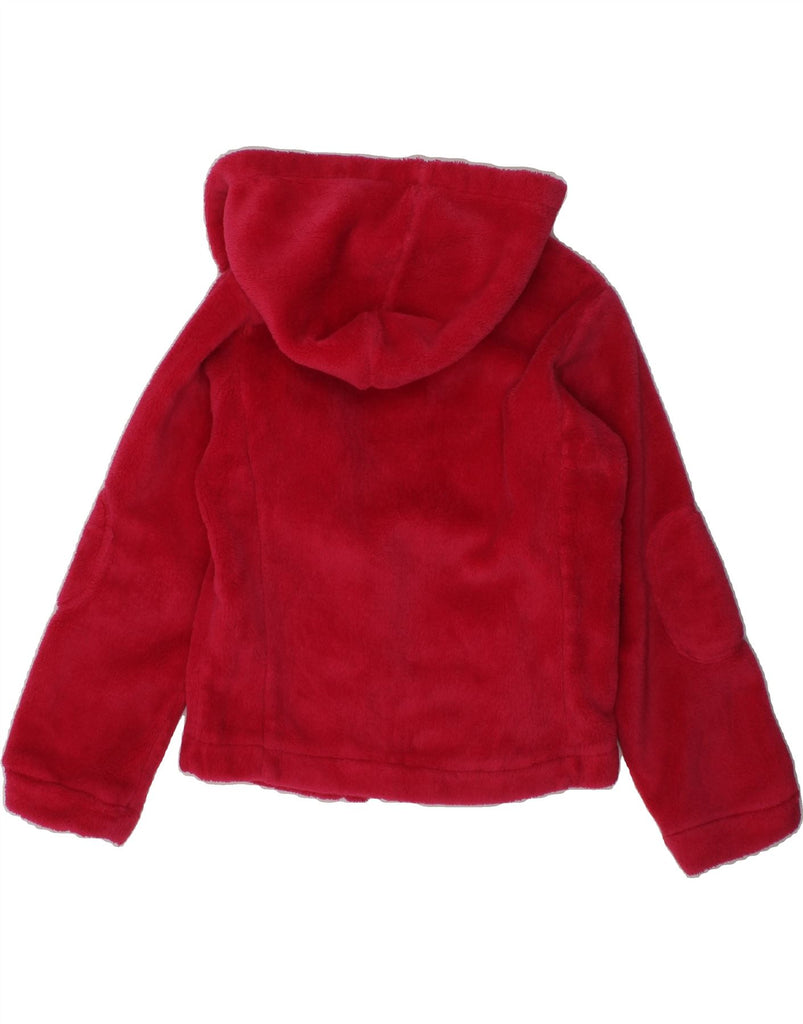 BRUGI Girls Hooded Fleece Jacket 3-4 Years Pink Polyester Vintage Brugi and Second-Hand Brugi from Messina Hembry 