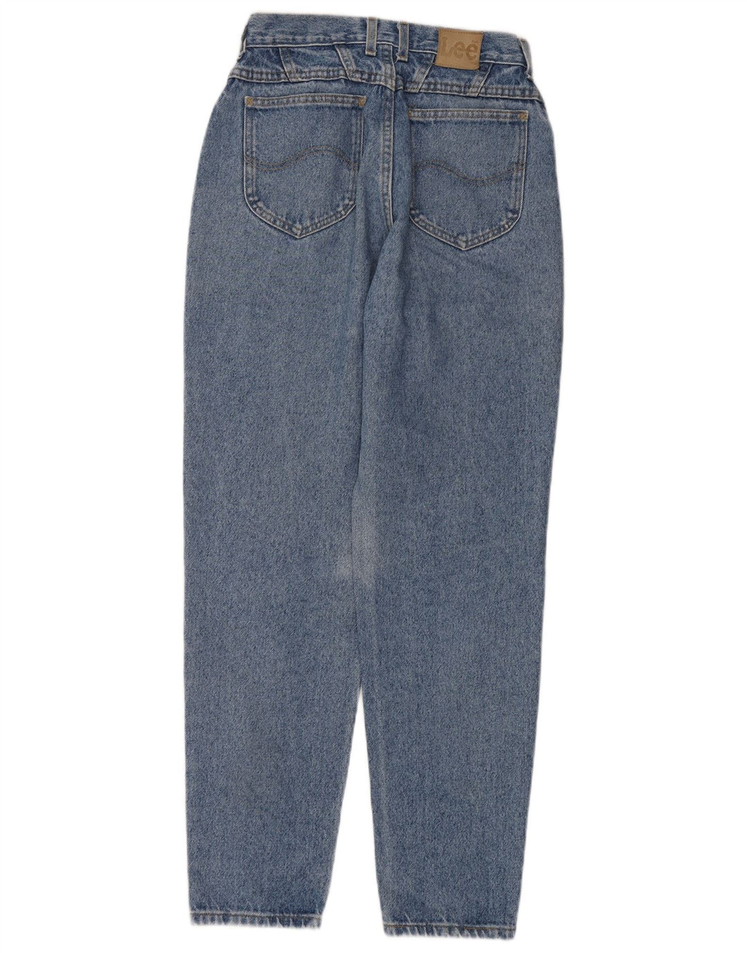Lee Womens High Waist Tapered Jeans W28 L30 Blue