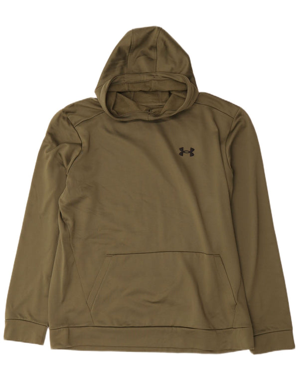 Under Armour Mens Hoodie Jumper 2XL Khaki