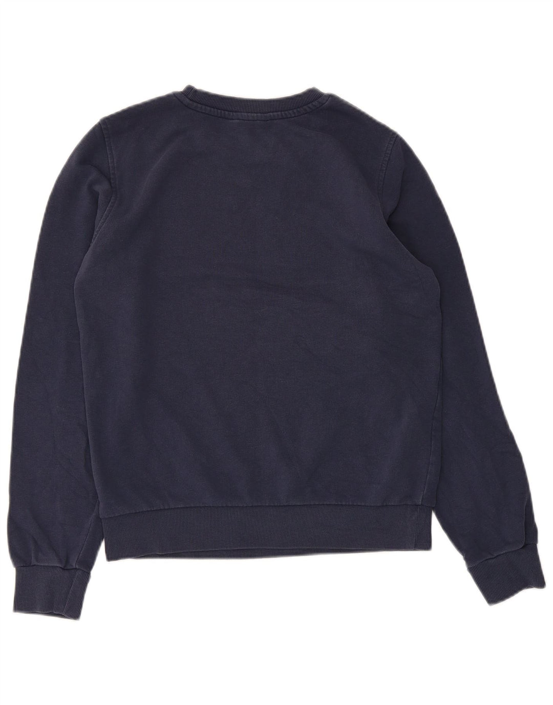 Marks & Spencer Womens Sweatshirt Jumper UK 8 Small Navy Blue Cotton