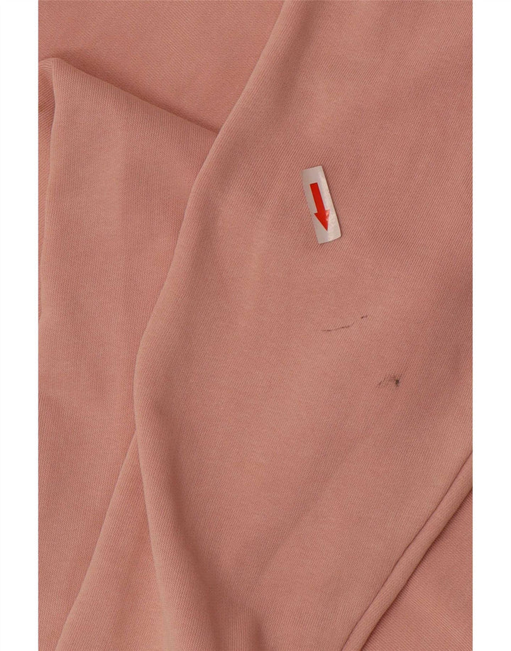Puma Womens Graphic Oversized Sweatshirt Jumper UK 10 Small Pink Cotton