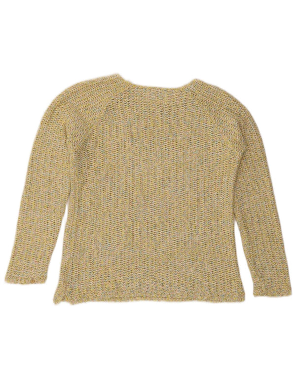 Zara Girls Boat Neck Jumper Sweater 13-14 Years Yellow
