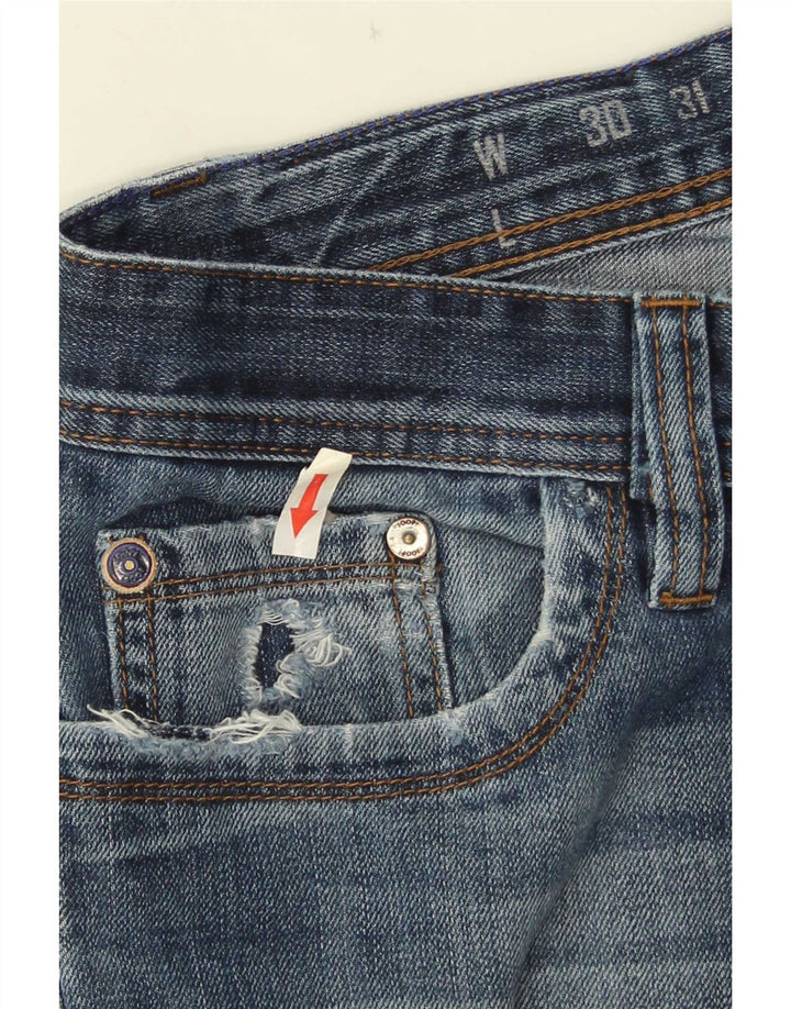 Joop Mens Straight Jeans W34 L32 Blue